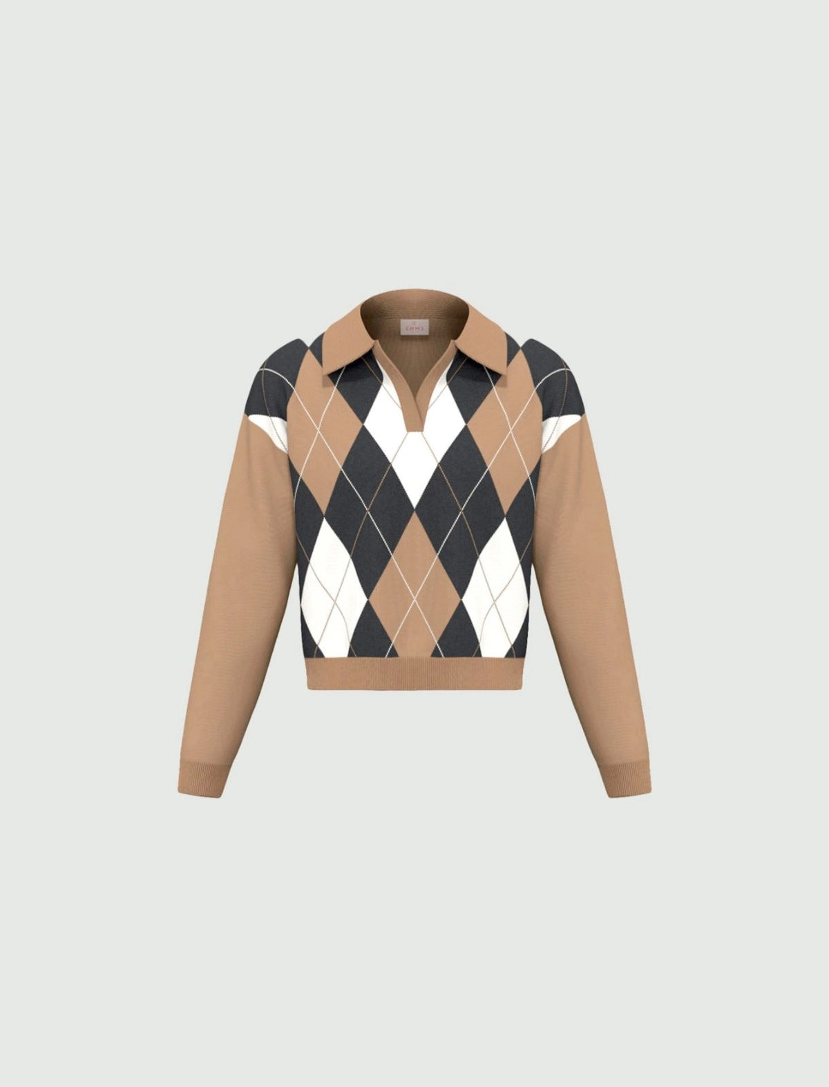 EMME MARELLA 1 EMMOTTANTA Polo crop in maglia stretch
