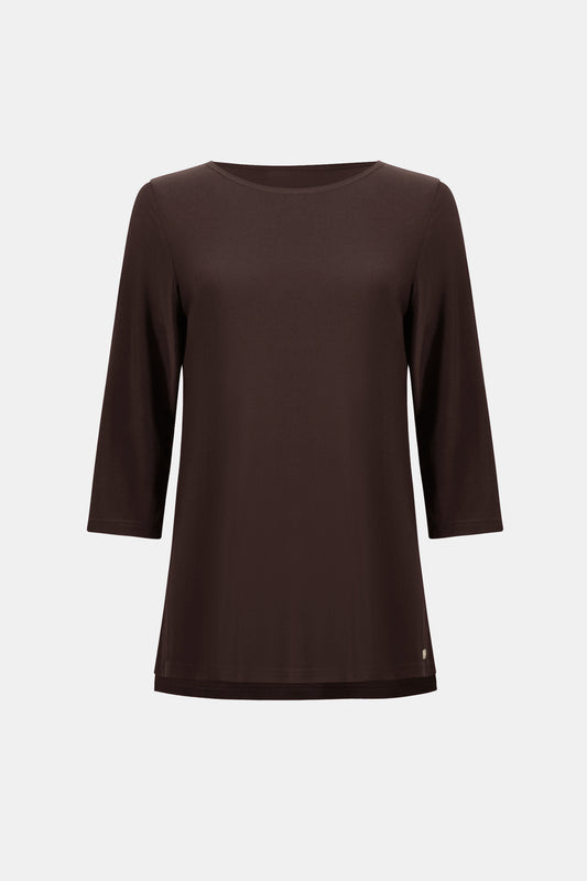 Joseph Ribkoff 263926 Tunica dritta in maglia effetto seta