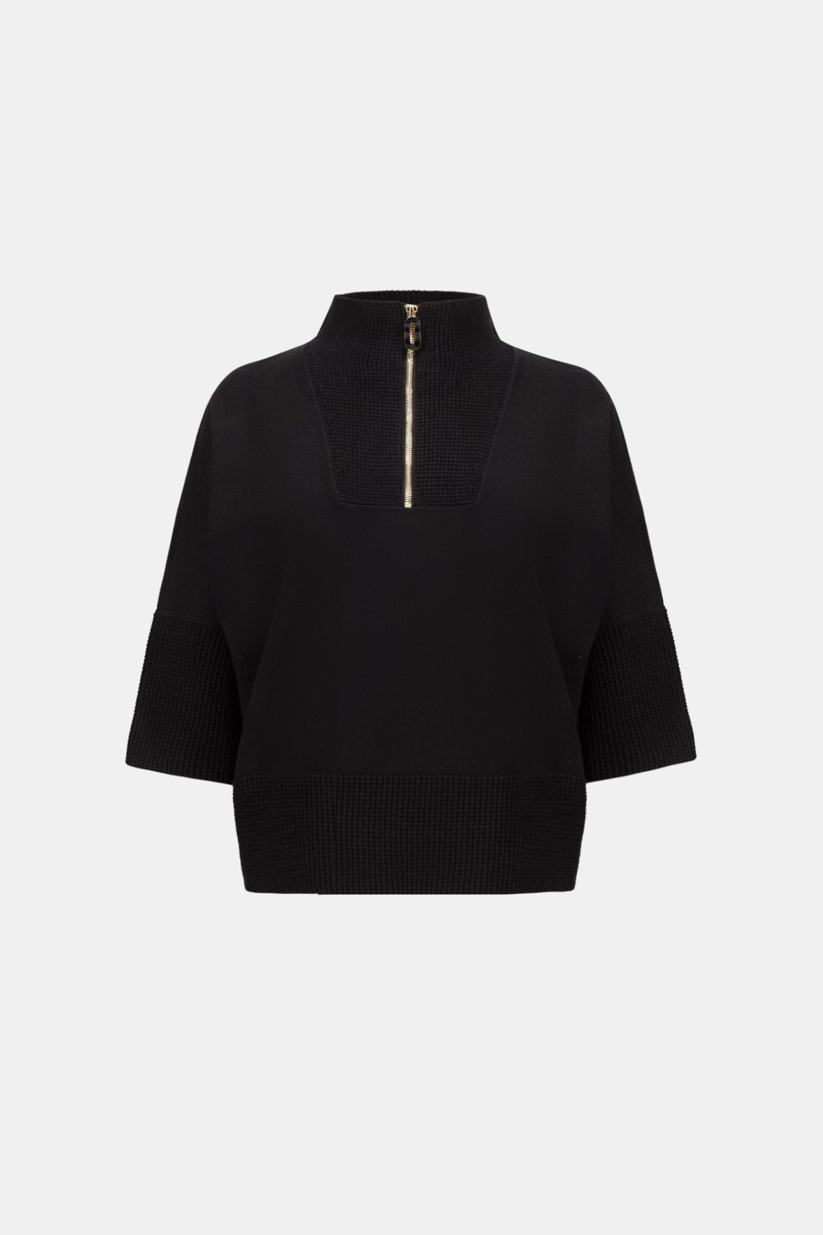 Joseph Ribkoff 263937 Maglione a collo a imbuto in viscosa spazzolata e nylon