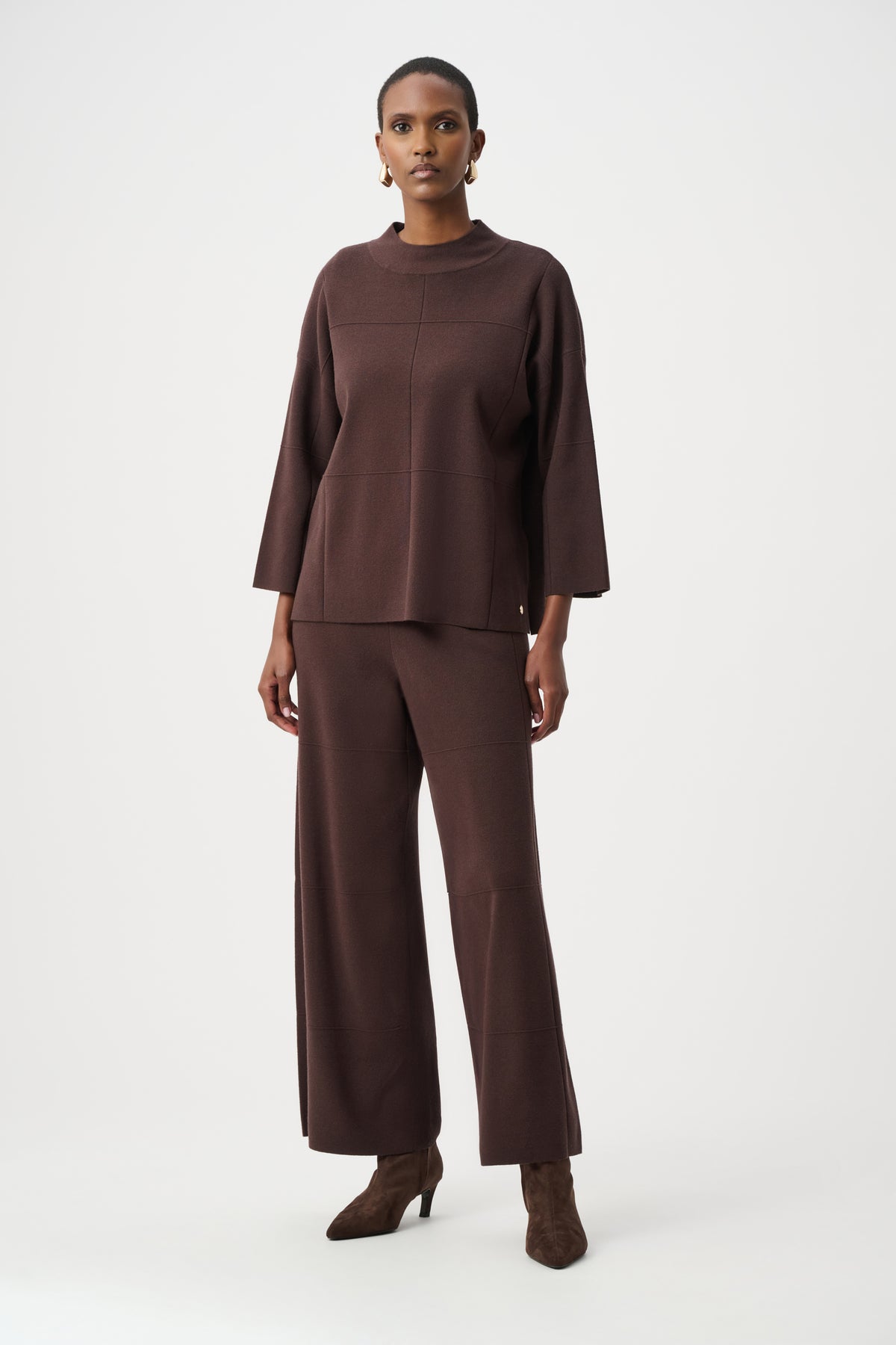 Joseph Ribkoff 261981 Maglione dritto in viscosa spazzolata con collo a lupetto